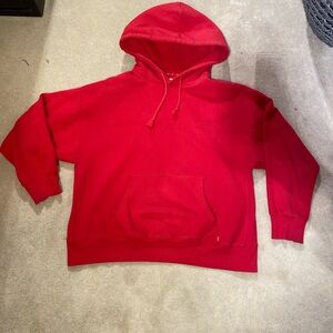 Aritzia red hoodie